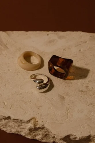 Romeo 3-delige ringenset – Zilver