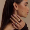 Romeo 3-delige ringenset – Zilver Romeo 3-delige ringenset – Zilver
