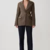 Romy gestructureerde blazer met hardware – visgraat Romy gestructureerde blazer met hardware – visgraat