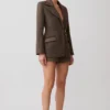 Romy gestructureerde blazer met hardware – visgraat Romy gestructureerde blazer met hardware – visgraat