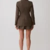 Romy-minirok met metalen details – visgraatmotief Romy-minirok met metalen details – visgraatmotief