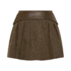 Romy-minirok met metalen details – visgraatmotief Romy-minirok met metalen details – visgraatmotief