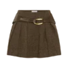 Romy-minirok met metalen details – visgraatmotief Romy-minirok met metalen details – visgraatmotief