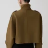 Rue bomberjack met trechterhals – Khaki Rue bomberjack met trechterhals – Khaki
