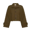 Rue bomberjack met trechterhals – Khaki Rue bomberjack met trechterhals – Khaki
