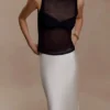 Sabrina maxi-rok van zijden mix – ivoor Sabrina maxi-rok van zijden mix – ivoor