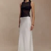 Sabrina maxi-rok van zijden mix – ivoor Sabrina maxi-rok van zijden mix – ivoor