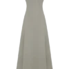 Salma katoenen maxi-jurk met lage taille – Salie Salma katoenen maxi-jurk met lage taille – Salie