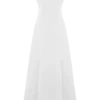 Salma katoenen maxi-jurk met verlaagde taille – Wit Salma katoenen maxi-jurk met verlaagde taille – Wit