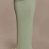 Samira gebreide maxi-rok met beugels – pastelgroen Samira gebreide maxi-rok met beugels – pastelgroen