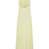 Santal Floral Chiffon Halter Maxi-jurk – Lemon Santal Floral Chiffon Halter Maxi-jurk – Lemon