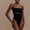 Saria Shapewear-slip met hoge taille – Zwart Saria Shapewear-slip met hoge taille – Zwart