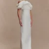 Sariya sculpturale maxi-jurk – Wit Sariya sculpturale maxi-jurk – Wit