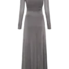 Scarlet Lurex Cowl Maxi-jurk – Zilver Scarlet Lurex Cowl Maxi-jurk – Zilver