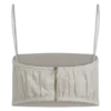 Scottie gerimpelde linnen bandeau – Oat Marle Scottie gerimpelde linnen bandeau – Oat Marle