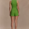 Scout linnen Short met riem – Groen Scout linnen Short met riem – Groen