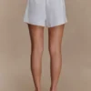 Scout linnen Short met riem – Wit Scout linnen Short met riem – Wit