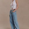 Scout mouwloos linnen shirt – wit Scout mouwloos linnen shirt – wit
