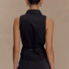 Selene mouwloos haltertop – Zwart Selene mouwloos haltertop – Zwart