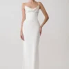 Seraphine Corset Satijnen Maxi-jurk – Ivoor Seraphine Corset Satijnen Maxi-jurk – Ivoor