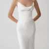 Seraphine Corset Satijnen Maxi-jurk – Ivoor Seraphine Corset Satijnen Maxi-jurk – Ivoor
