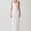 Seraphine Corset Satijnen Maxi-jurk – Ivoor Seraphine Corset Satijnen Maxi-jurk – Ivoor