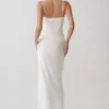 Seraphine Corset Satijnen Maxi-jurk – Ivoor Seraphine Corset Satijnen Maxi-jurk – Ivoor