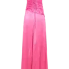 Serena strapless maxi-jurk van taft – karmozijnroze Serena strapless maxi-jurk van taft – karmozijnroze