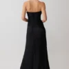 Serena strapless maxi-jurk van taft – Zwart Serena strapless maxi-jurk van taft – Zwart