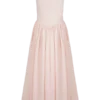 Sharon midi-jurk van scuba-jersey – balletroze Sharon midi-jurk van scuba-jersey – balletroze