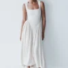 Sharon Scuba Jersey midi-jurk – ivoor Sharon Scuba Jersey midi-jurk – ivoor