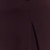 Simone geplooide Shorts – donkerbruin Simone geplooide Shorts – donkerbruin