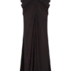 Siren satijnen maxi-rok met strass – donkerbruin Siren satijnen maxi-rok met strass – donkerbruin