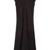 Siren satijnen maxi-rok met strass – donkerbruin Siren satijnen maxi-rok met strass – donkerbruin