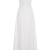 Sofie linnen maxi-jurk met plooitjes – Wit Sofie linnen maxi-jurk met plooitjes – Wit