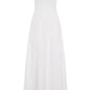 Sofie linnen maxi-jurk met plooitjes – Wit Sofie linnen maxi-jurk met plooitjes – Wit