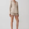 Solenne-shorts – Natuurlijk gemêleerd Solenne-shorts – Natuurlijk gemêleerd