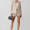 Solenne-shorts – Natuurlijk gemêleerd Solenne-shorts – Natuurlijk gemêleerd