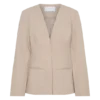 Solenne colloze kostuumblazer – Natural Marle Solenne colloze kostuumblazer – Natural Marle