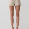 Solenne-shorts – Natuurlijk gemêleerd Solenne-shorts – Natuurlijk gemêleerd