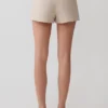 Solenne-shorts – Natuurlijk gemêleerd Solenne-shorts – Natuurlijk gemêleerd
