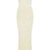 Solstice off-shoulder gehaakte maxi-jurk – ivoor Solstice off-shoulder gehaakte maxi-jurk – ivoor