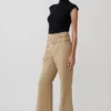 Sonny gebreide top met korte mouwen – Zwart