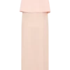 Sophia satijnen strapless maxi-jurk – perzik Sophia satijnen strapless maxi-jurk – perzik