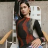 Soraya maxi-jurk met lange mouwen van mesh – Multi Fluid Reverie-print Soraya maxi-jurk met lange mouwen van mesh – Multi Fluid Reverie-print