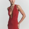 Stella gedrapeerde slinky maxi-jurk – fuchsia roze Stella gedrapeerde slinky maxi-jurk – fuchsia roze