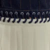 Suella Chiffon Denim Maxi-jurk – Indigo Blauw