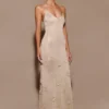 Suki metallic gebreide maxi-jurk – goud Suki metallic gebreide maxi-jurk – goud