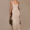 Suki metallic gebreide maxi-jurk – goud Suki metallic gebreide maxi-jurk – goud
