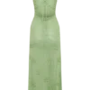 Suki metallic gebreide maxi-jurk – pastelgroen Suki metallic gebreide maxi-jurk – pastelgroen